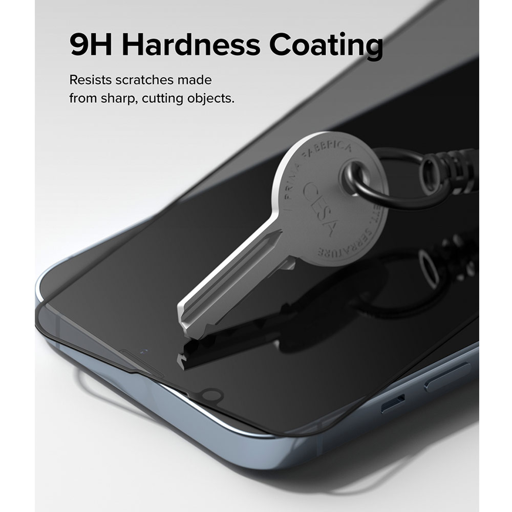 Picture of  Apple iPhone 13 6.1 Screen Protector | Ringke Privacy Anti View Tempered Glass Screen Protector for Apple iPhone 13 Pro iPhone 13 6.1 (Privacy)