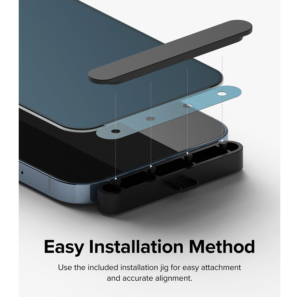 Picture of  Apple iPhone 13 6.1 Screen Protector | Ringke Privacy Anti View Tempered Glass Screen Protector for Apple iPhone 13 Pro iPhone 13 6.1 (Privacy)