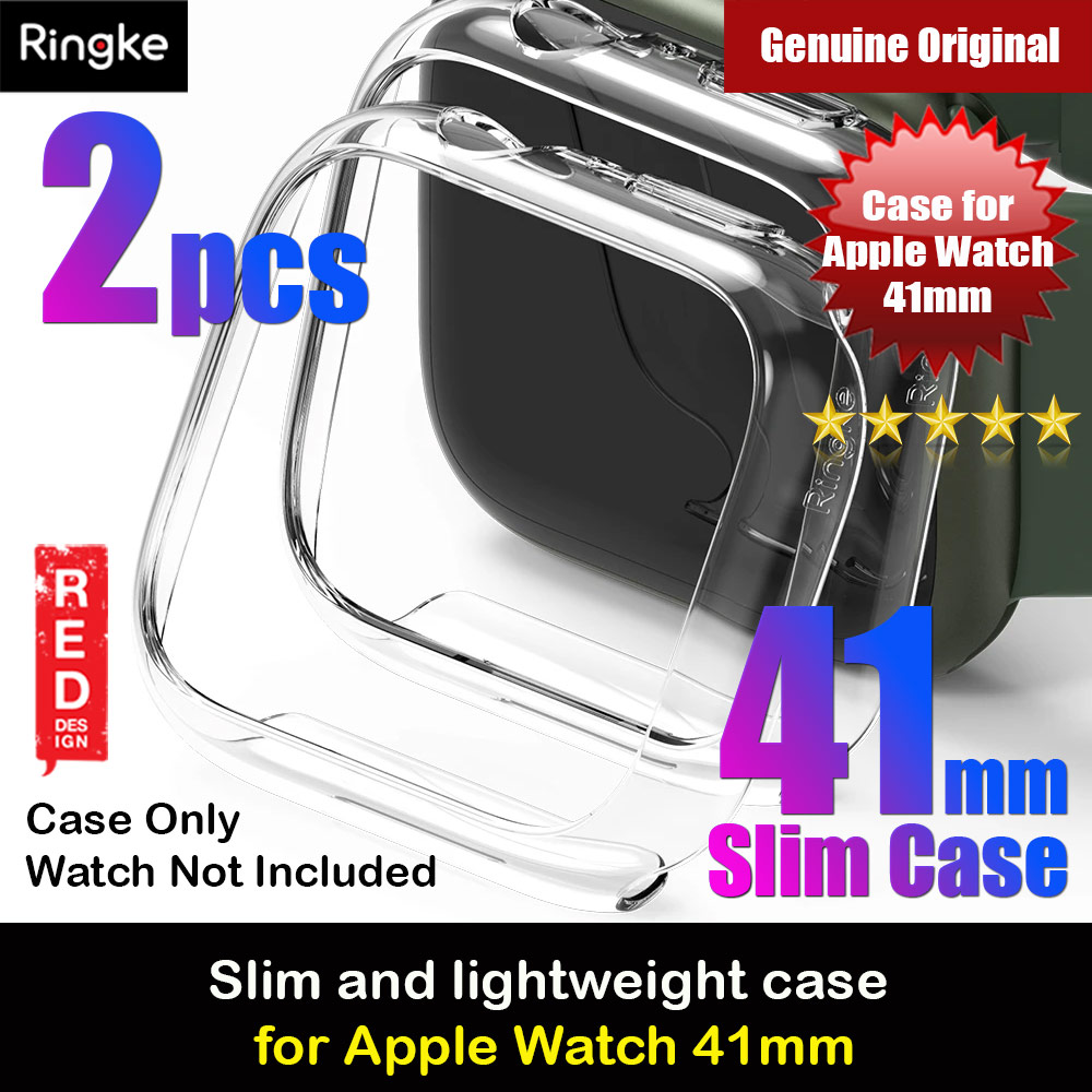 Picture of Ringke Slim Perfect Fit Case for Apple Watch Series 7 41mm  (2 PACK Clear) Apple Watch 41mm- Apple Watch 41mm Cases, Apple Watch 41mm Covers, iPad Cases and a wide selection of Apple Watch 41mm Accessories in Malaysia, Sabah, Sarawak and Singapore 