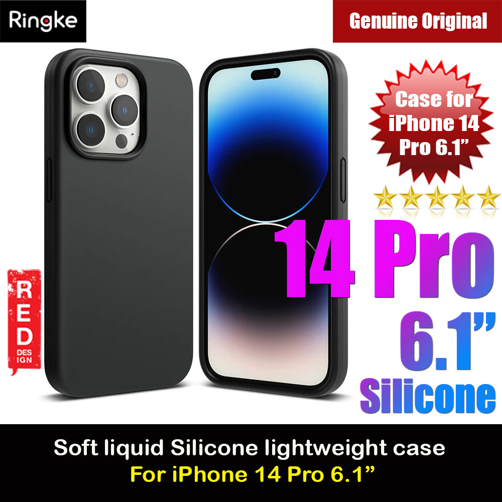 Picture of Ringke Soft Liquid Silicone Protection Case for iPhone 14 Pro 6.1 (Black)  Apple iPhone 14 Pro 6.1-  Apple iPhone 14 Pro 6.1 Cases,  Apple iPhone 14 Pro 6.1 Covers, iPad Cases and a wide selection of  Apple iPhone 14 Pro 6.1 Accessories in Malaysia, Sabah, Sarawak and Singapore 