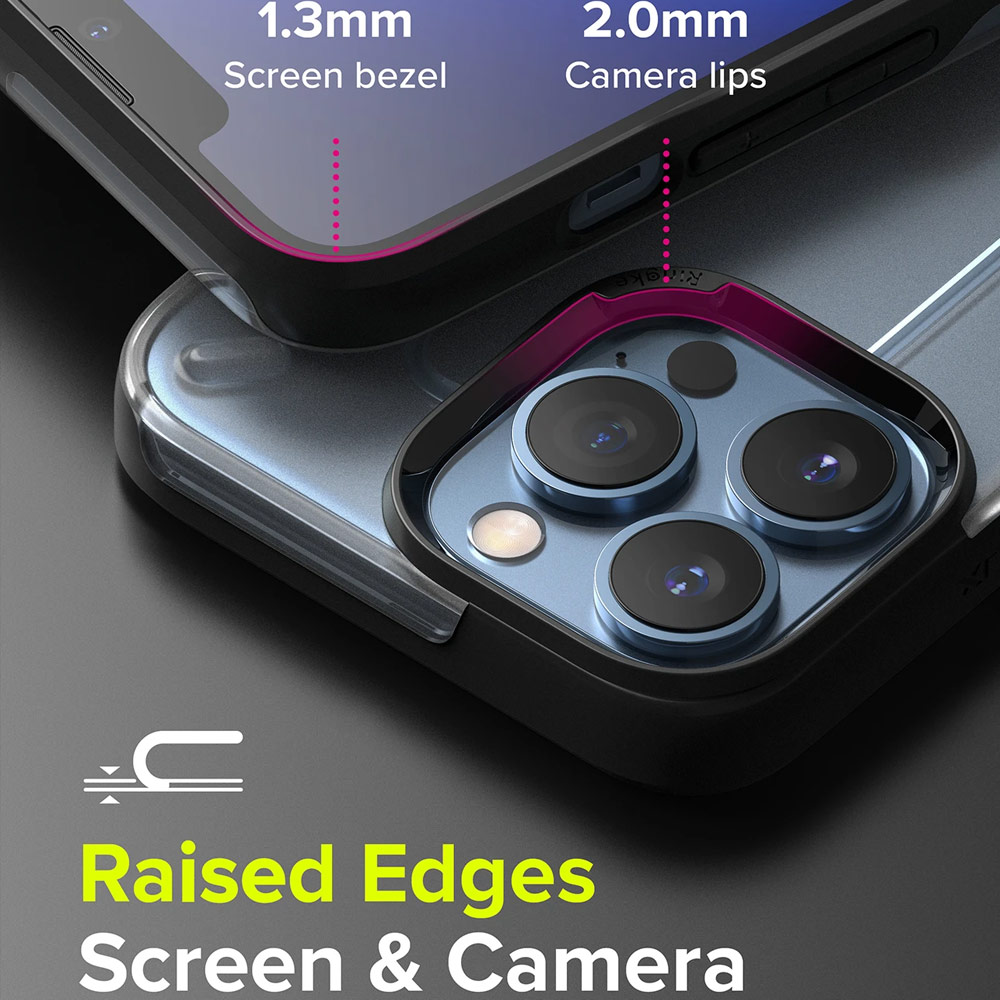 Picture of  Apple iPhone 13 Pro 6.1 Case | Ringke UX Protection Case for Apple iPhone 13 Pro 6.1 (Matte Clear)