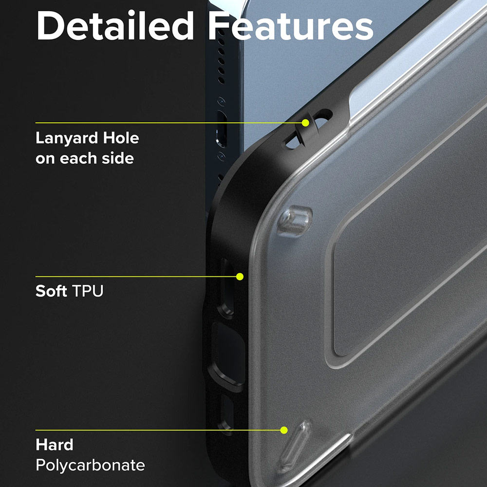 Picture of  Apple iPhone 13 Pro 6.1 Case | Ringke UX Protection Case for Apple iPhone 13 Pro 6.1 (Matte Clear)