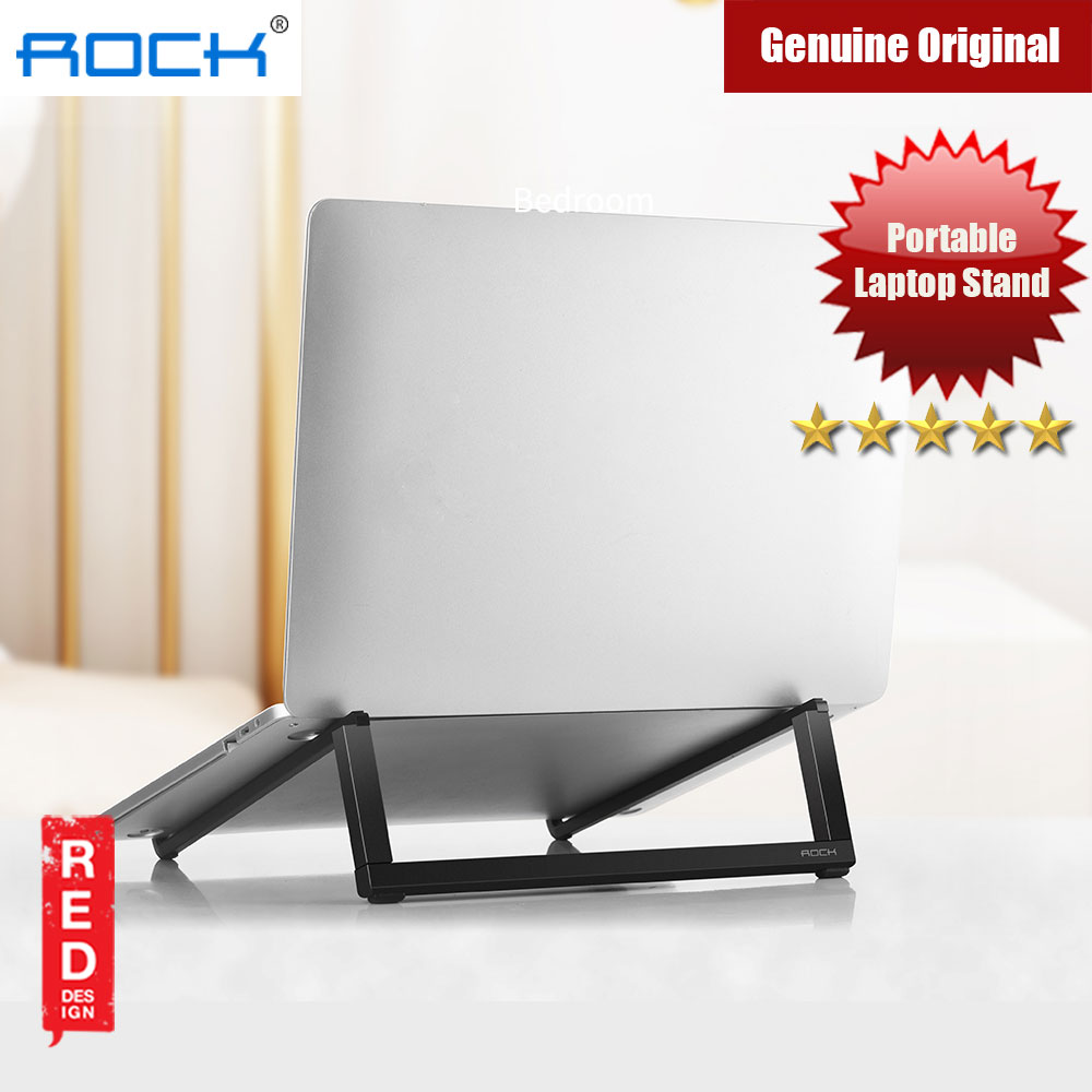 Picture of Rock Foldable Portable Table Laptop Stand 230gram lightweight (Black) Red Design- Red Design Cases, Red Design Covers, iPad Cases and a wide selection of Red Design Accessories in Malaysia, Sabah, Sarawak and Singapore 